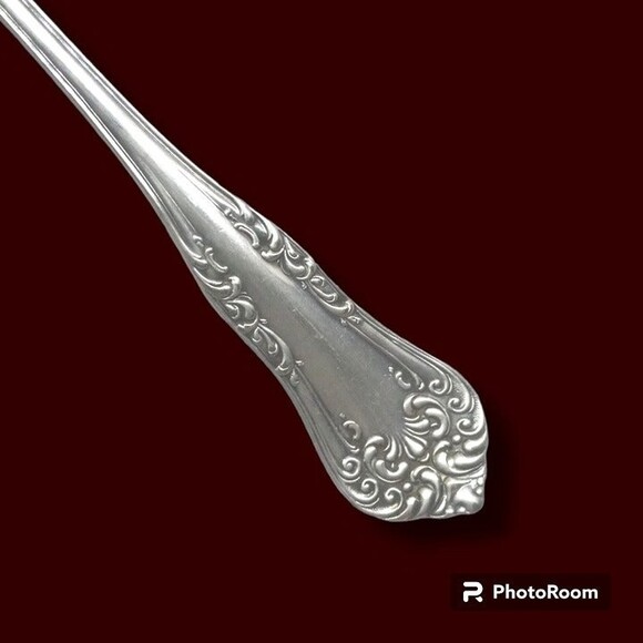 International Silver America Solid Small Cold Meat Serving Fork-1903-Silver Plat - Picture 3 of 7